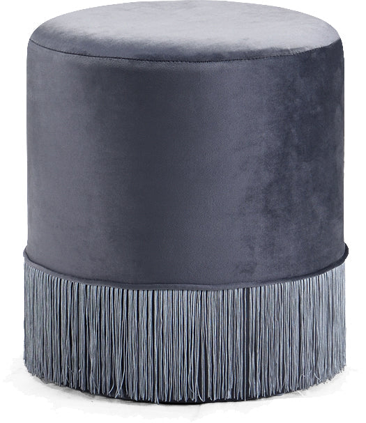 Teddy Velvet Ottoman/Stool