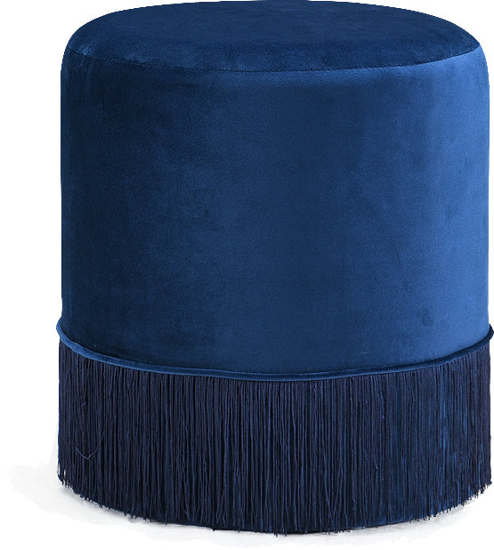 Teddy Velvet Ottoman/Stool