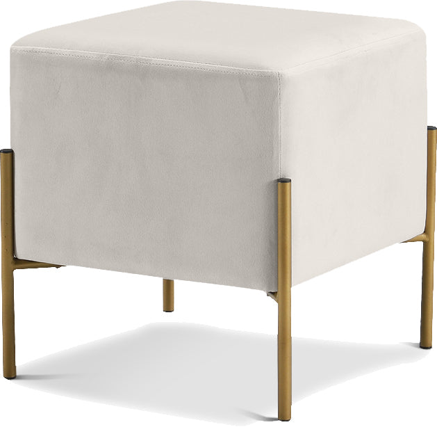 Isla Velvet Ottoman/Stool