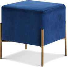 Load image into Gallery viewer, Isla Velvet Ottoman/Stool
