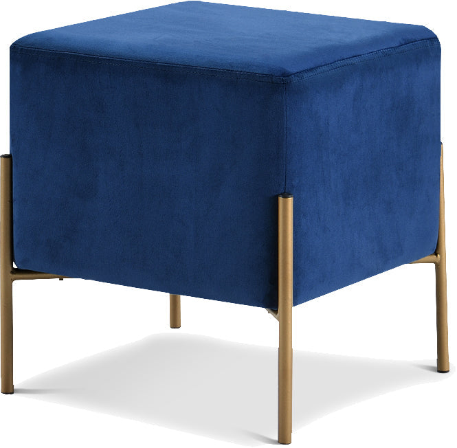 Isla Velvet Ottoman/Stool