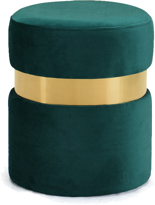 Hailey Velvet Ottoman/Stool