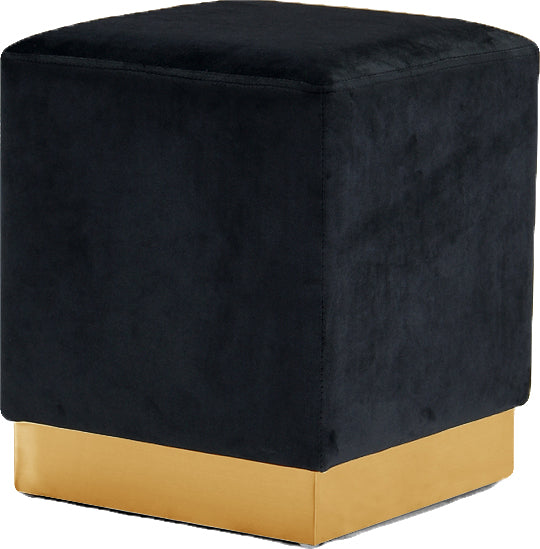 Jax Velvet Ottoman/Stool