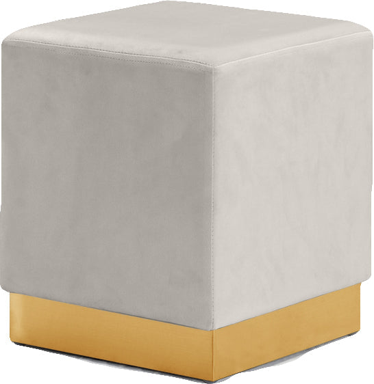 Jax Velvet Ottoman/Stool