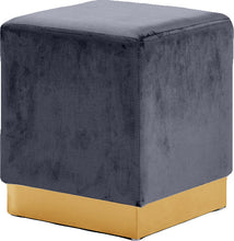 Load image into Gallery viewer, Jax Velvet Ottoman/Stool
