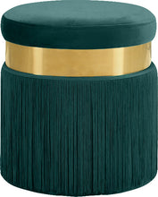 Load image into Gallery viewer, Yasmine Velvet Ottoman/Stool
