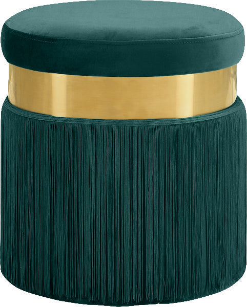 Yasmine Velvet Ottoman/Stool