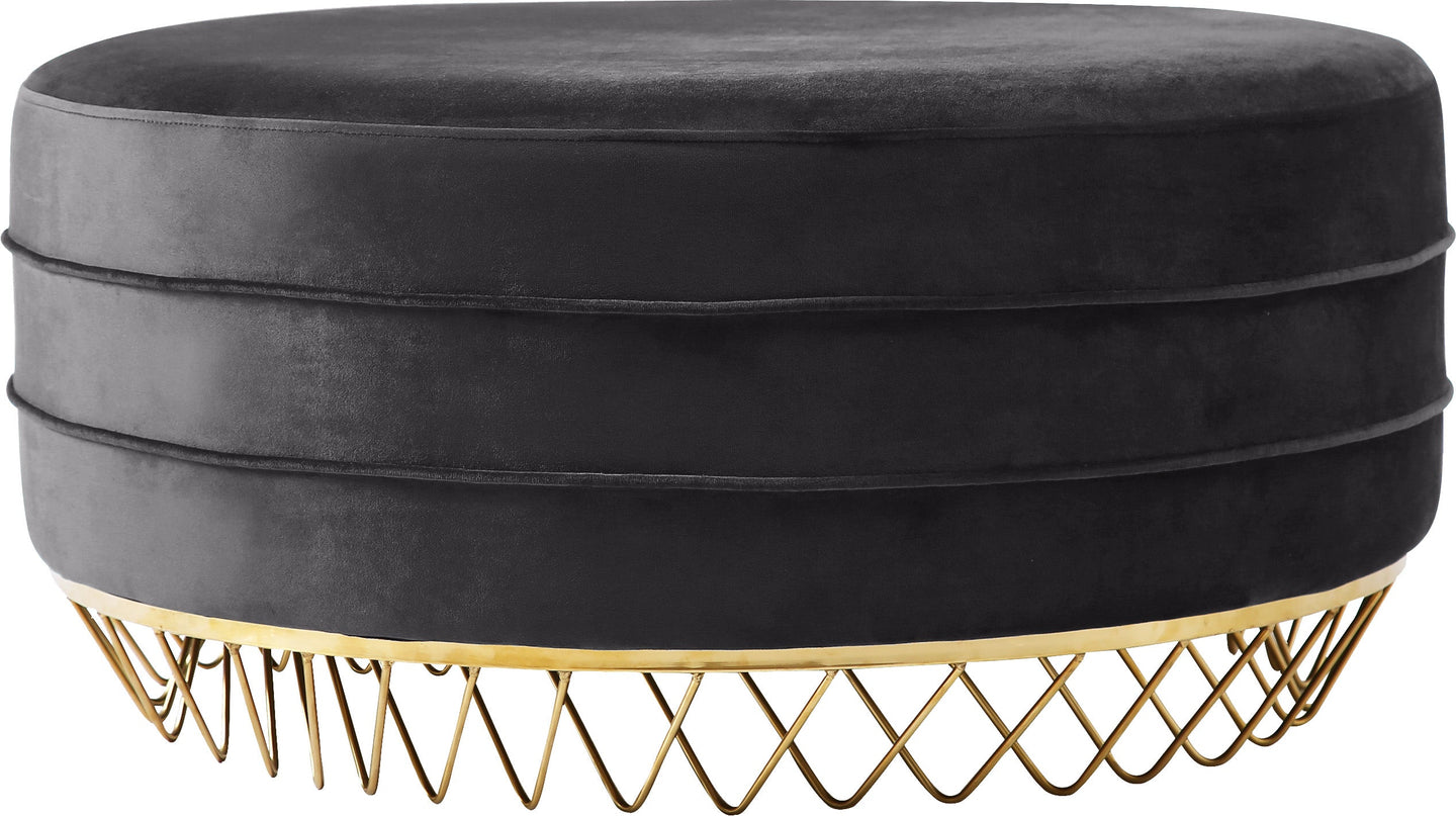 Revolve Velvet Ottoman/Coffee Table